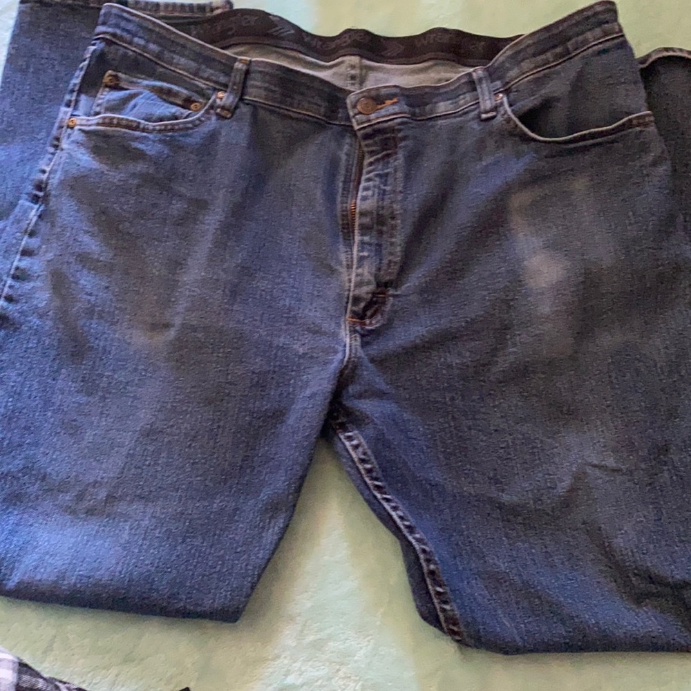 Mean wrangler jeans